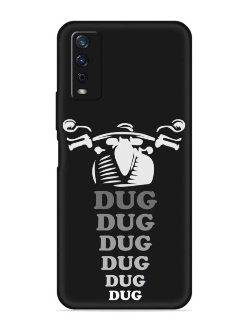 Dug Dug Dug Embossed Soft Silicone Case for Vivo Y12G