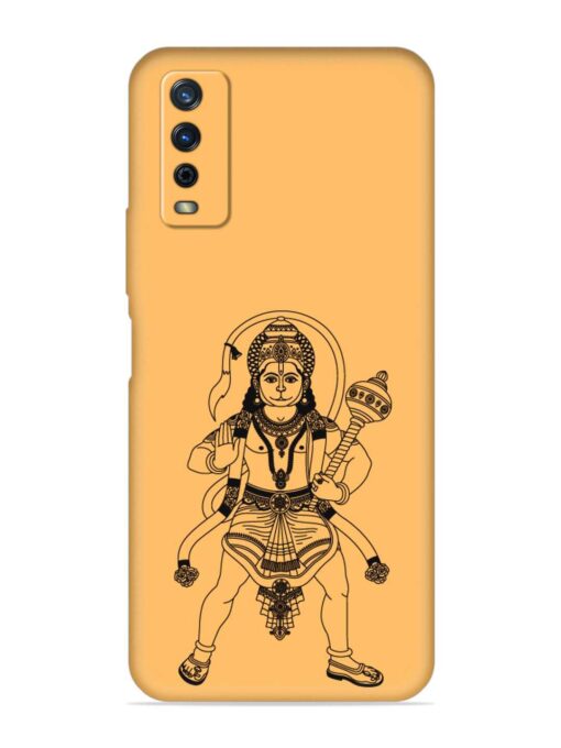 Indian God Hanuman Embossed Soft Silicone Case for Vivo Y12G Zapvi