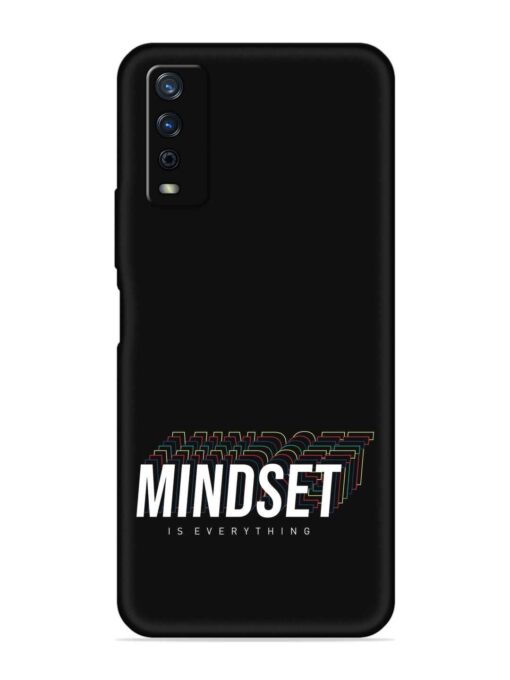 Mindset Everything Slogan Embossed Soft Silicone Case for Vivo Y12G Zapvi