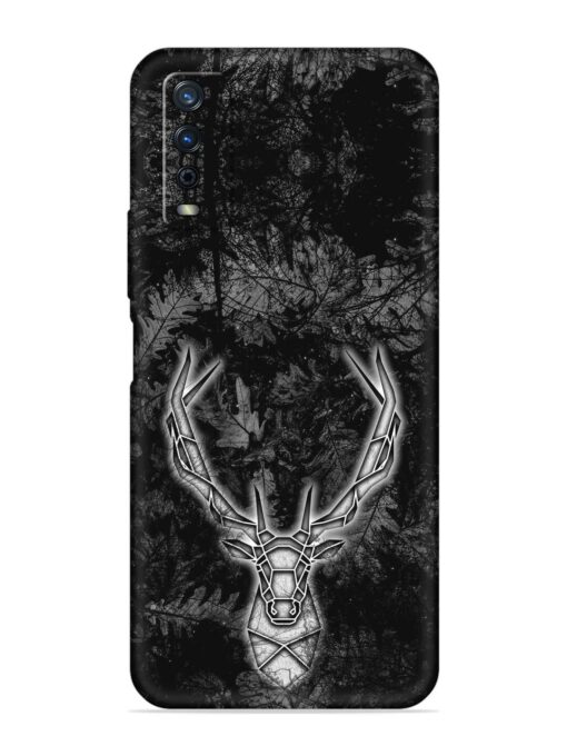 Ancient Deer Embossed Soft Silicone Case for Vivo Y12G Zapvi