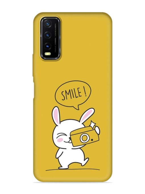 Hey Smile Please Embossed Soft Silicone Case for Vivo Y12S Zapvi