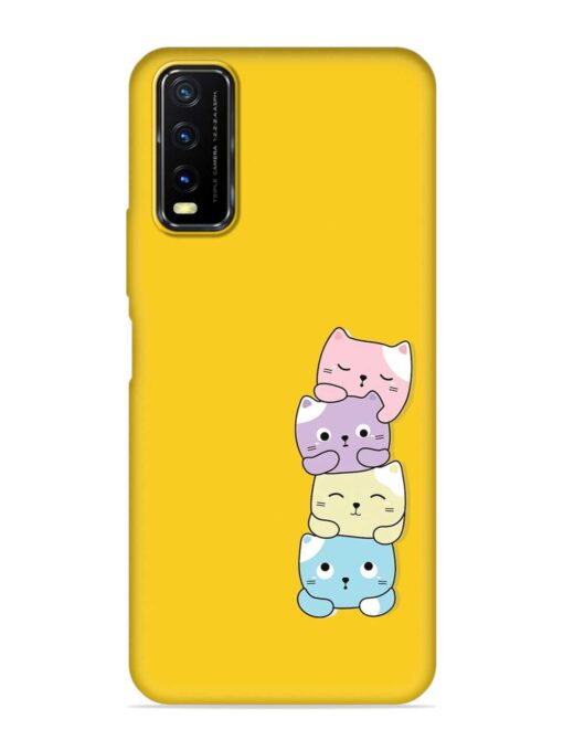 Cartoon Anime Embossed Soft Silicone Case for Vivo Y12S Zapvi