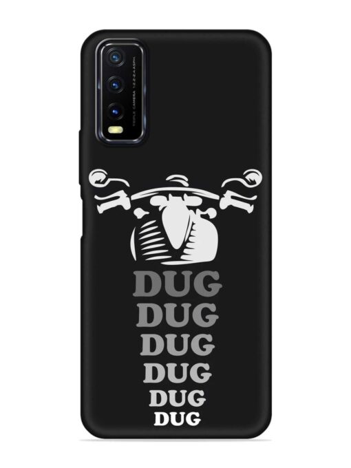 Dug Dug Dug Embossed Soft Silicone Case for Vivo Y12S Zapvi