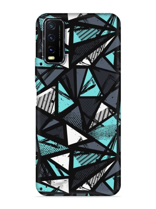 Abstract Seamless Embossed Soft Silicone Case for Vivo Y12S Zapvi