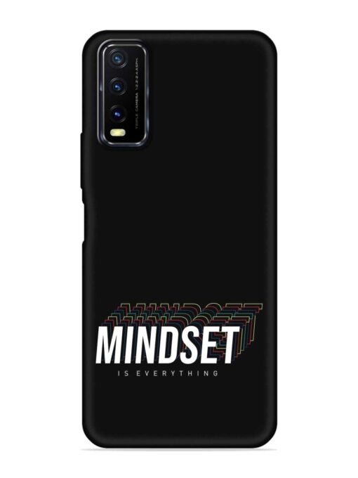 Mindset Everything Slogan Embossed Soft Silicone Case for Vivo Y12S Zapvi