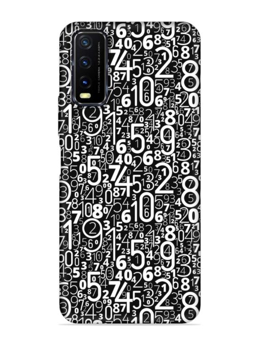 Many Numbers Different Embossed Soft Silicone Case for Vivo Y12S Zapvi