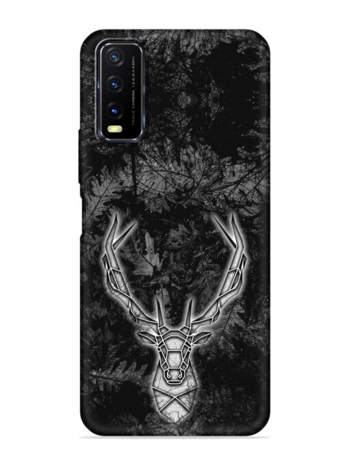 Ancient Deer Embossed Soft Silicone Case for Vivo Y12S Zapvi