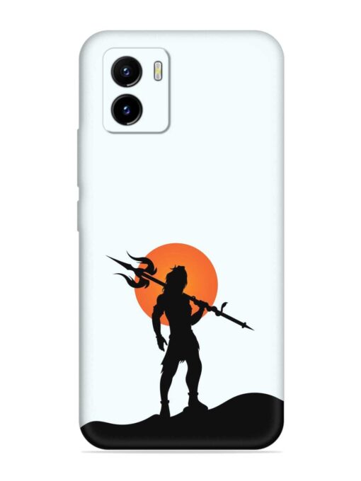 Lord Mahadev Trendy Embossed Soft Silicone Case for Vivo Y15C Zapvi