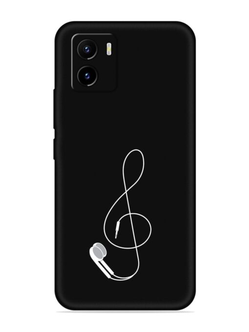 Music Earphone Vector Embossed Soft Silicone Case for Vivo Y15C Zapvi