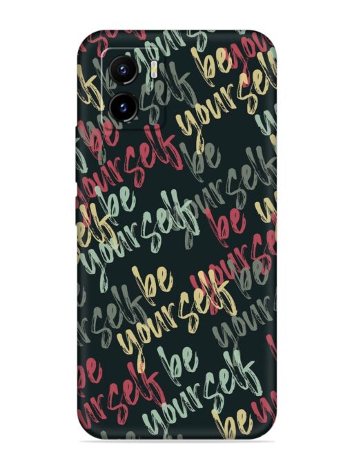 Yourself Seamless Embossed Soft Silicone Case for Vivo Y15C Zapvi