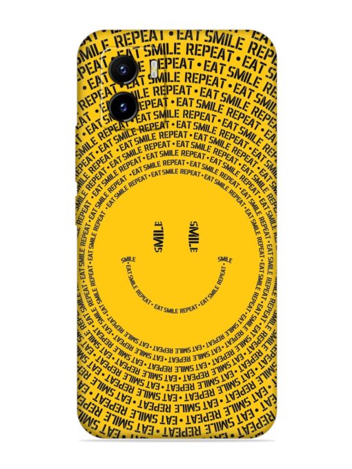 Smiley Embossed Soft Silicone Case for Vivo Y15C Zapvi