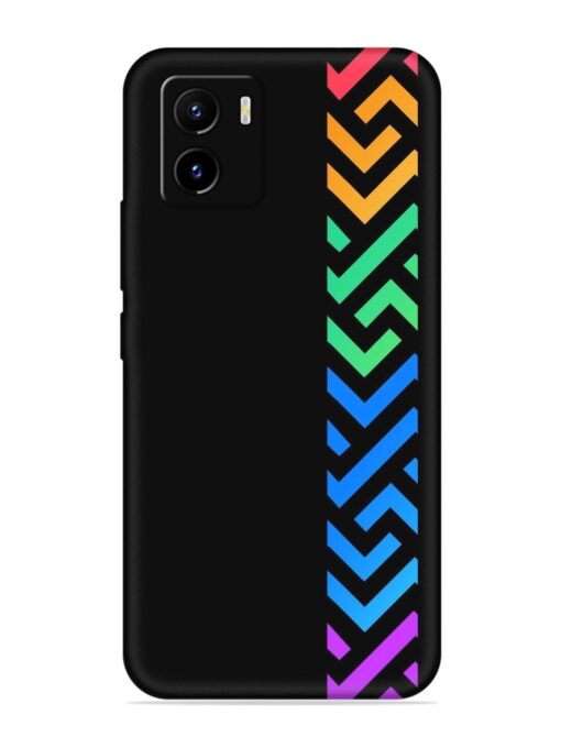 Colorshape Stripes Embossed Soft Silicone Case for Vivo Y15C Zapvi