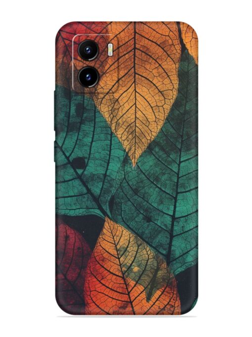 Leaves Artwork Embossed Soft Silicone Case for Vivo Y15C Zapvi