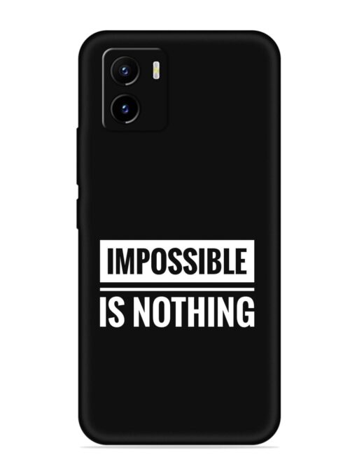 Impossible Is Nothing Embossed Soft Silicone Case for Vivo Y15C Zapvi