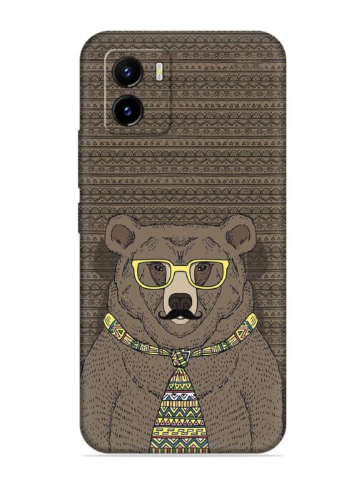 Grizzly Bear Embossed Soft Silicone Case for Vivo Y15C Zapvi