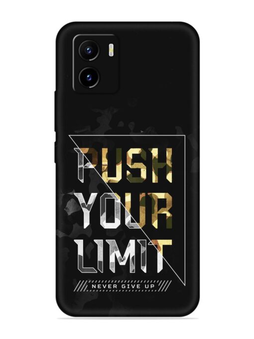 Push Your Limits Embossed Soft Silicone Case for Vivo Y15S Zapvi