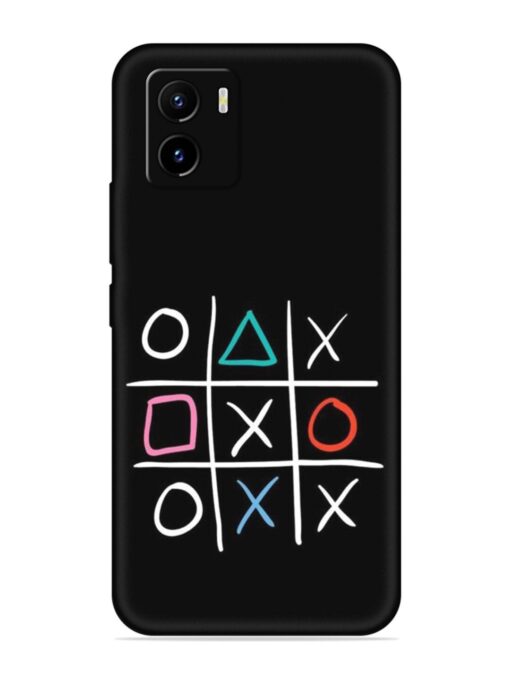 Super Neon Tic-Tac-Toe Embossed Soft Silicone Case for Vivo Y15S