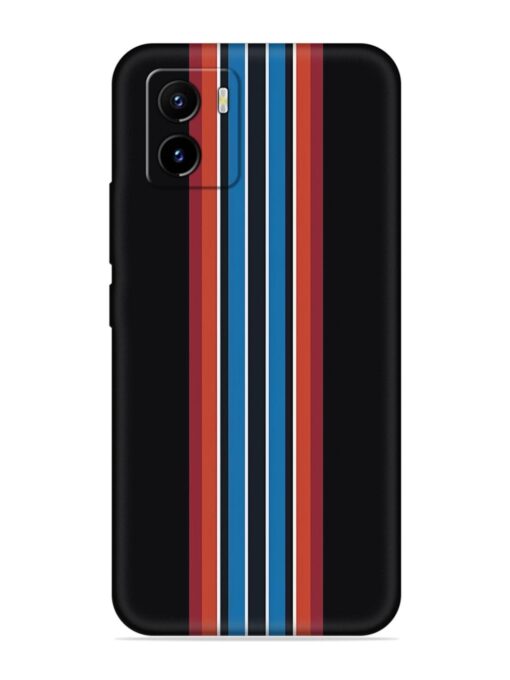 Vertical Strips Embossed Soft Silicone Case for Vivo Y15S Zapvi