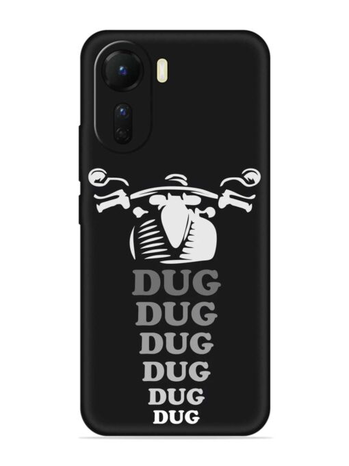 Dug Dug Dug Embossed Soft Silicone Case for Vivo Y16 Zapvi