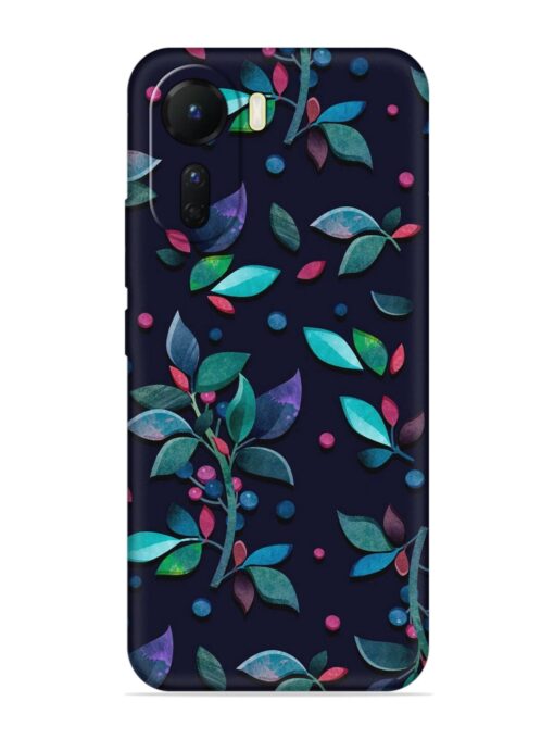 Decorative Watercolor Flower Embossed Soft Silicone Case for Vivo Y16