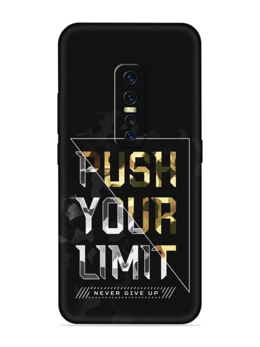 Push Your Limits Embossed Soft Silicone Case for Vivo Y17 Pro Zapvi