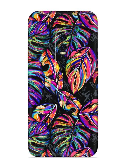 Tropical Seamless Vector Embossed Soft Silicone Case for Vivo Y17 Pro