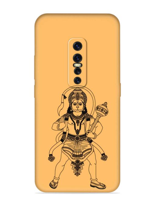 Indian God Hanuman Embossed Soft Silicone Case for Vivo Y17 Pro