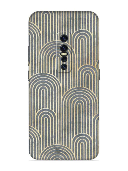 Art Deco Style Embossed Soft Silicone Case for Vivo Y17 Pro Zapvi