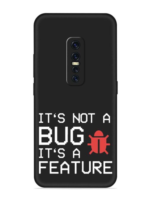 Not Bug Feature Embossed Soft Silicone Case for Vivo Y17 Pro