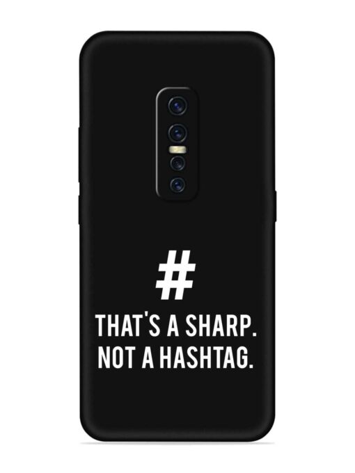 Thats Sharp Not Embossed Soft Silicone Case for Vivo Y17 Pro Zapvi