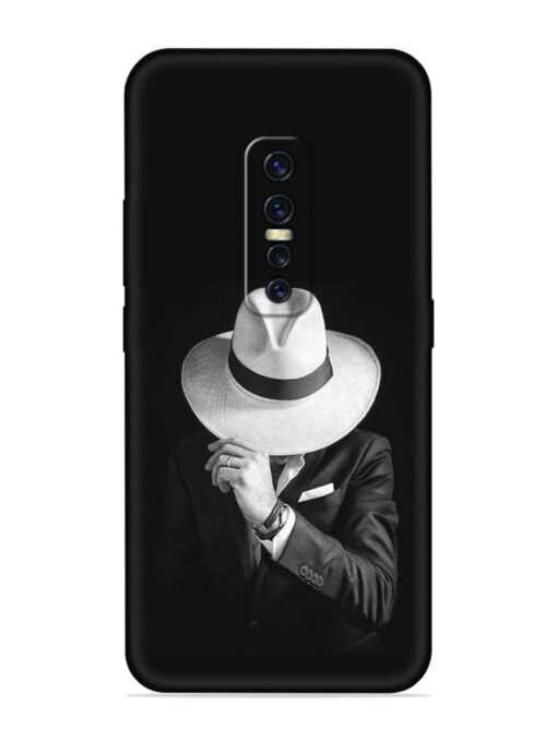 Men Under Hat Embossed Soft Silicone Case for Vivo Y17 Pro