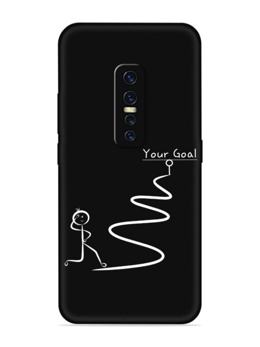 Your Goal Embossed Soft Silicone Case for Vivo Y17 Pro