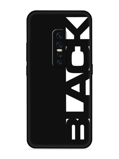 Black Typo Embossed Soft Silicone Case for Vivo Y17 Pro Zapvi