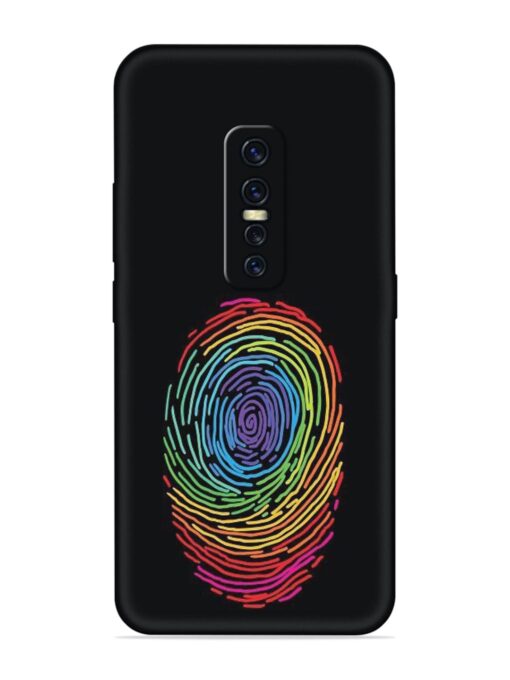 Fingerprint Of Thumb Art Embossed Soft Silicone Case for Vivo Y17 Pro