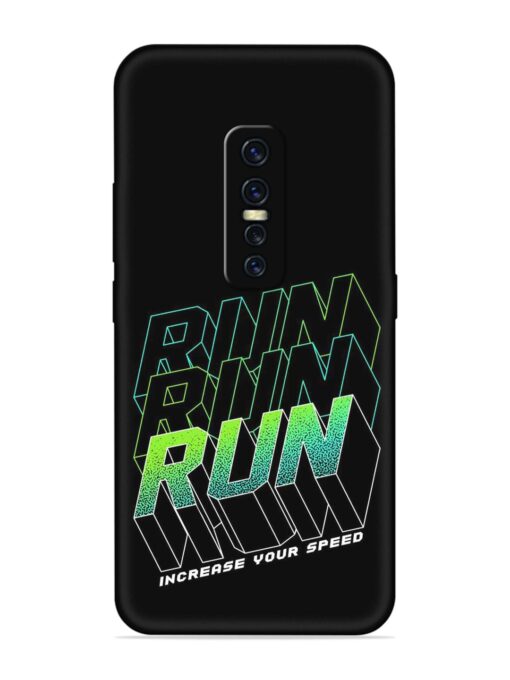 Run Embossed Soft Silicone Case for Vivo Y17 Pro Zapvi