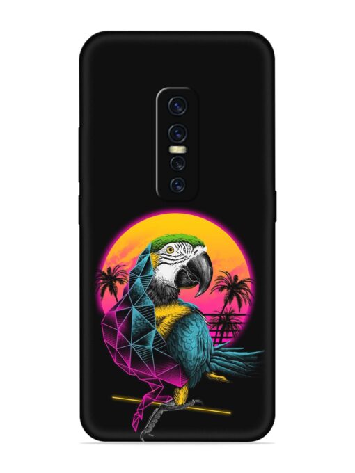 Rad Parrot Embossed Soft Silicone Case for Vivo Y17 Pro Zapvi