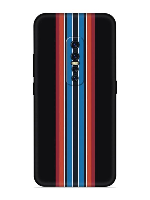 Vertical Strips Embossed Soft Silicone Case for Vivo Y17 Pro