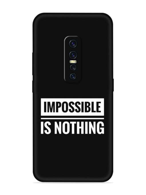 Impossible Is Nothing Embossed Soft Silicone Case for Vivo Y17 Pro