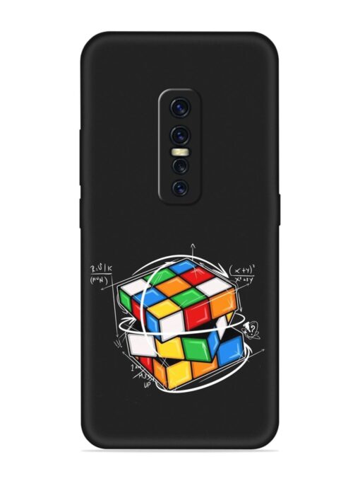 Cubik Vector Embossed Soft Silicone Case for Vivo Y17 Pro