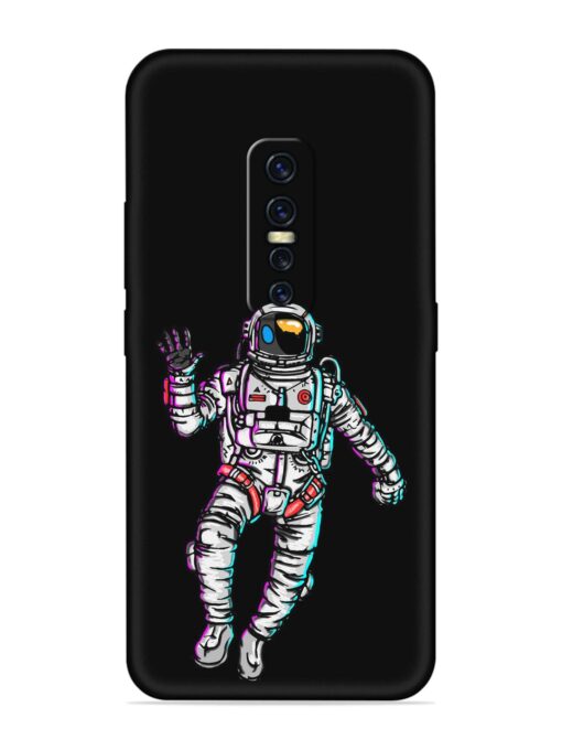 Spaceman Embossed Soft Silicone Case for Vivo Y17 Pro