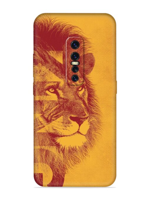 Gold Lion Crown Art Embossed Soft Silicone Case for Vivo Y17 Pro