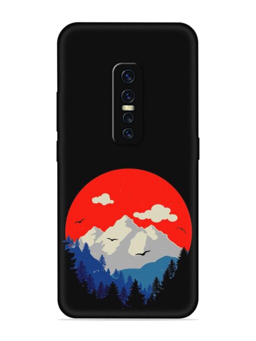 Mountain Abstract Embossed Soft Silicone Case for Vivo Y17 Pro Zapvi