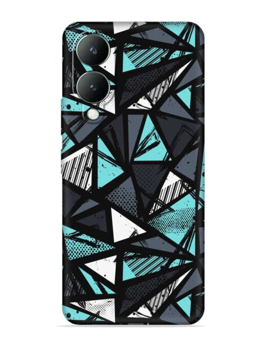 Abstract Seamless Embossed Soft Silicone Case for Vivo Y17S