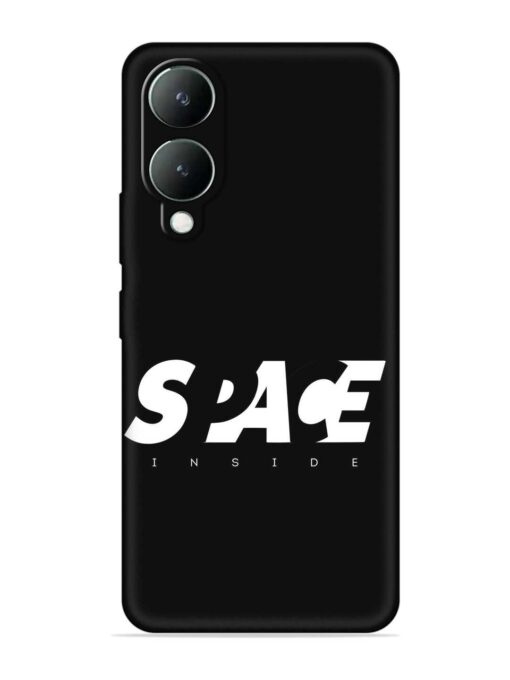 Space Typography Art Embossed Soft Silicone Case for Vivo Y17S