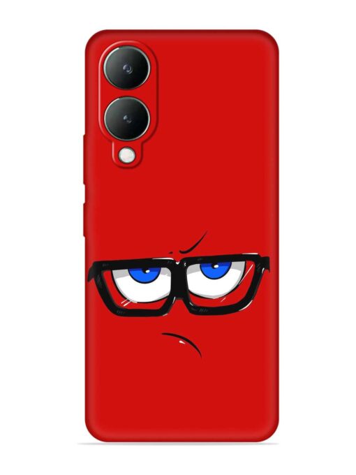 Rad Angry Face Embossed Soft Silicone Case for Vivo Y17S