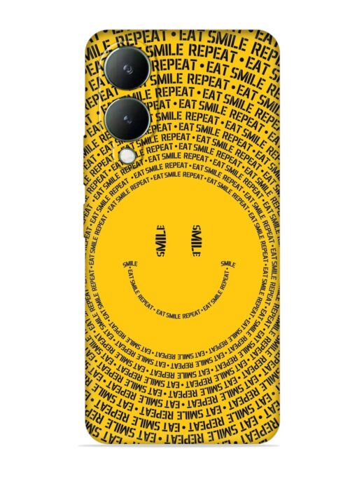 Smiley Embossed Soft Silicone Case for Vivo Y17S