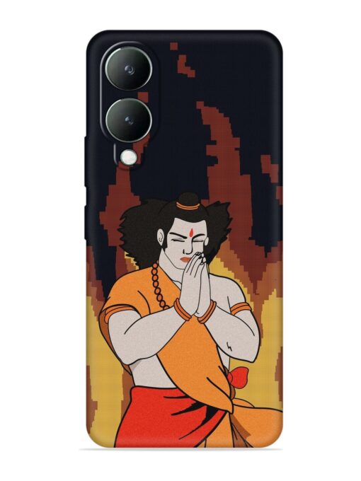 Shree Ram Vector Embossed Soft Silicone Case for Vivo Y17S