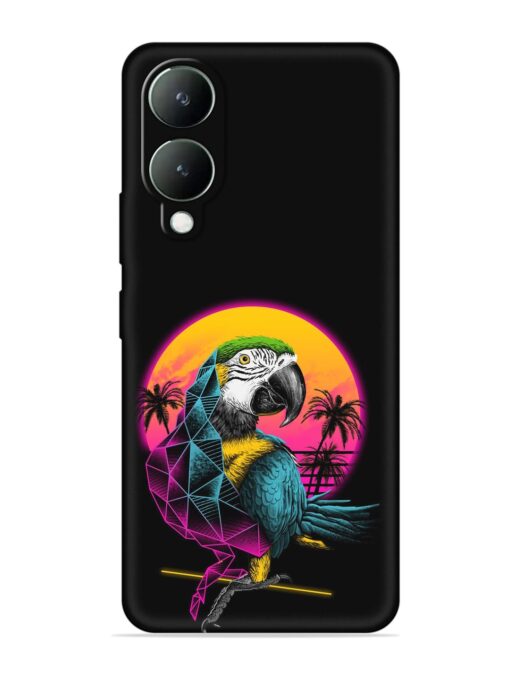 Rad Parrot Embossed Soft Silicone Case for Vivo Y17S