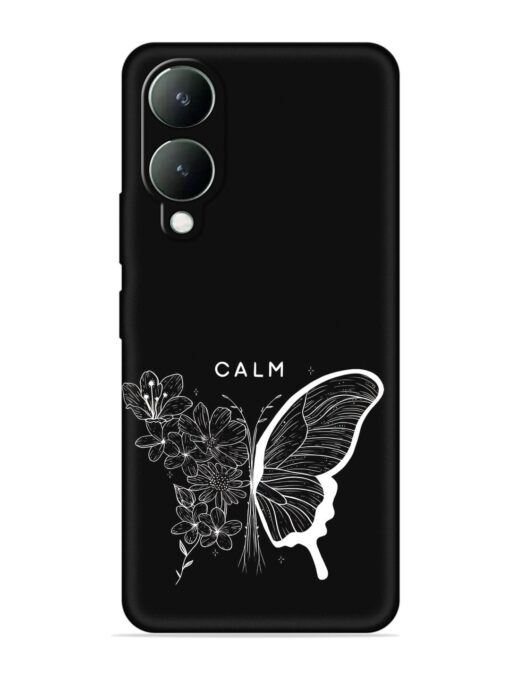 Calm Embossed Soft Silicone Case for Vivo Y17S