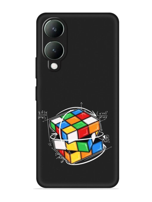 Cubik Vector Embossed Soft Silicone Case for Vivo Y17S